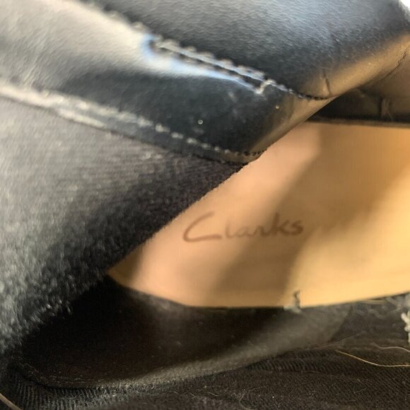 Clarks Women's Clarkdale Jax Ankle Boot Black Leather Size 10 Like New - Picture 10 of 12